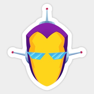 SPACEMAN – Graphic Portrait Sticker